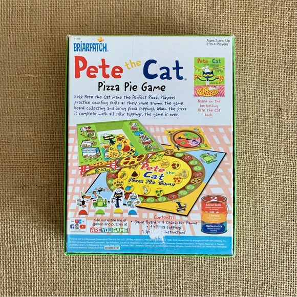 PETE THE CAT Pizza Pie Game & Pete the Cat Coloring Book - Picture 3 of 15